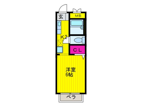 サウス柿木の物件間取画像